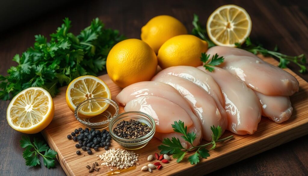 Lemon Pepper Chicken Ingredients