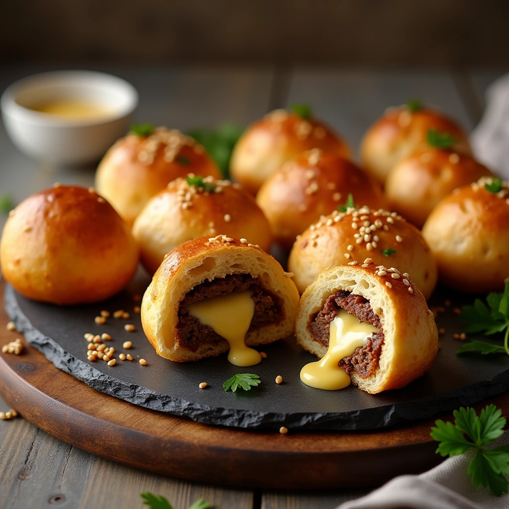 Cheeseburger Bombs